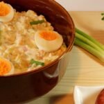 potato salad, salad, mayonaise, egg, cucumber, sausage, herbs, meal, yummy, food, kitchen, tasty, nourishment, potatoes, dish, potato salad, potato salad, potato salad, potato salad, potato salad