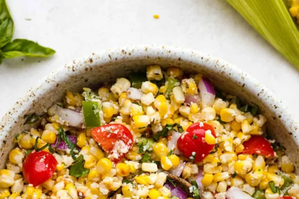 A colorful Broccoli Apple Salad with vibrant greens and apples in a bowl