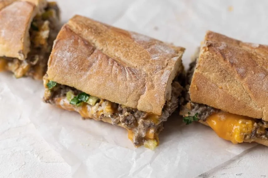 Delicious Cheese-Stuffed French Bread served warm and cheesy.