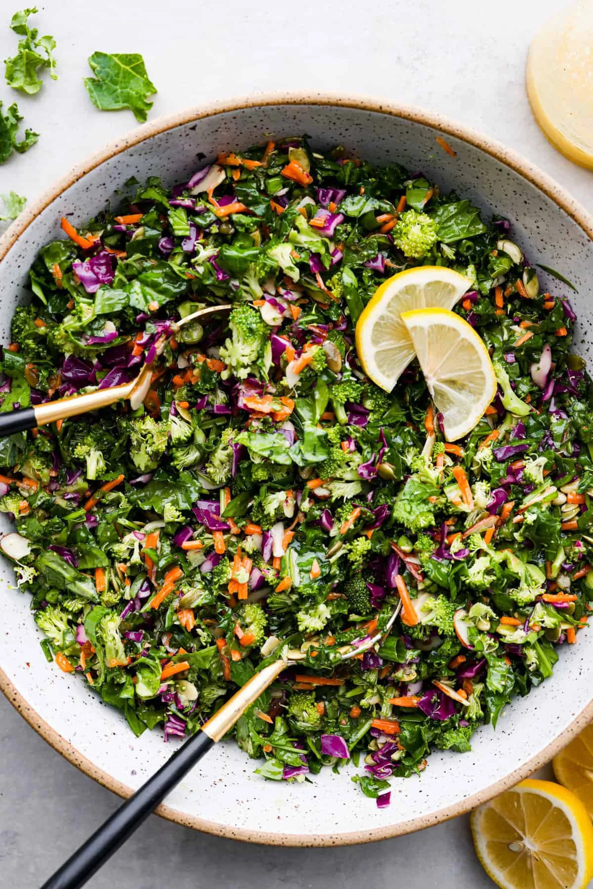 Colorful detox salad with fresh vegetables and greens for cleansing