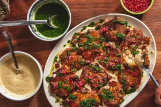 A variety of entertaining-friendly potato dishes for gatherings and celebrations.
