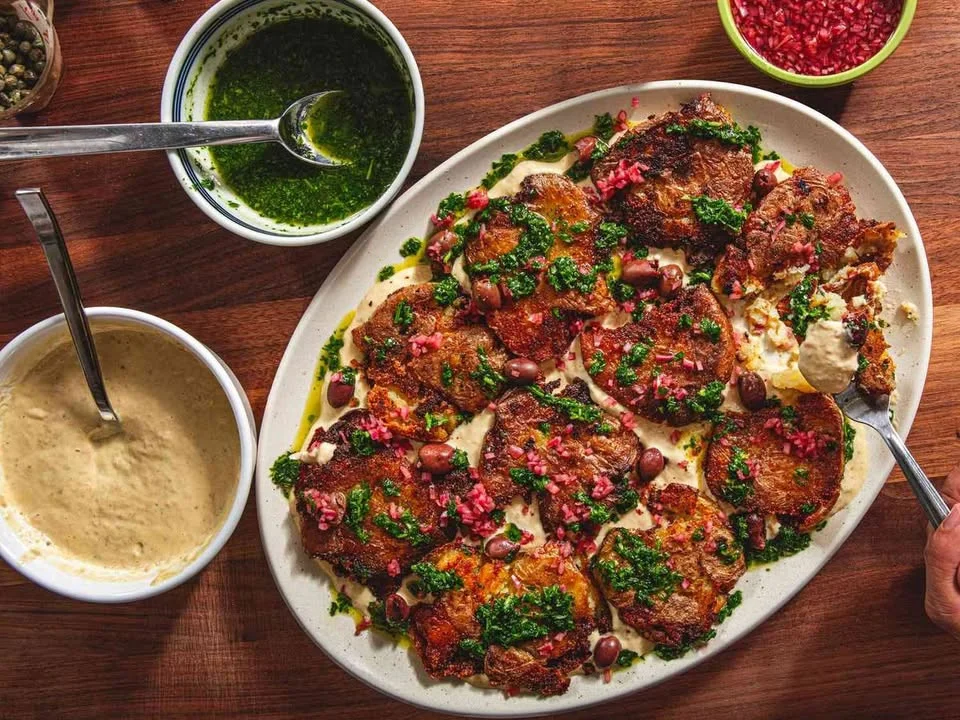 A variety of entertaining-friendly potato dishes for gatherings and celebrations.