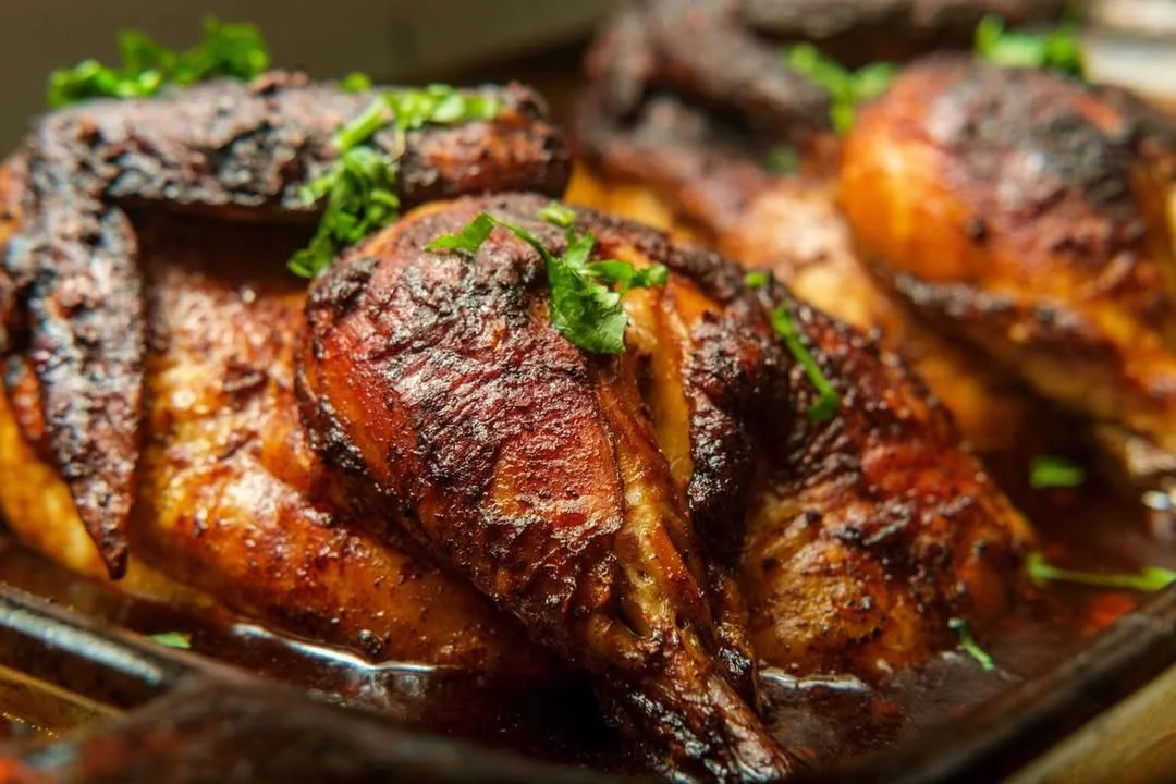 Delicious Peruvian Chicken dish served at Super Chicken restaurant.