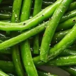 Efficient method for cooking green beans without boiling water
