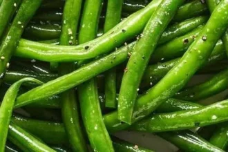 Efficient method for cooking green beans without boiling water