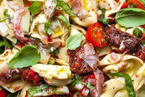 Colorful and creative lettuce-based salads with fresh ingredients