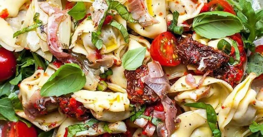 Colorful and creative lettuce-based salads with fresh ingredients