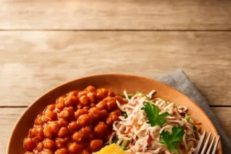 Hearty BBQ Bean Bowls with smokey flavors and fresh toppings