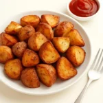 Delicious vegan breakfast potatoes served in a bowl, perfect for a morning meal