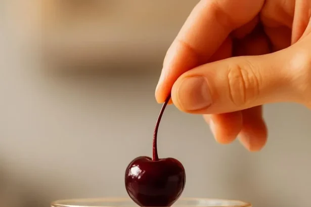 Bourbon Old Fashioned cocktail with orange and cherry garnish