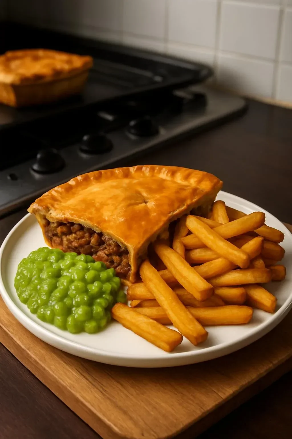 Delicious corned beef pie with flaky crust and savory filling
