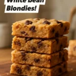 Delicious fudgy blondies with a smooth texture, perfect dessert treat.