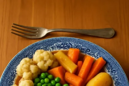 Lamb chop dinner cooked from scratch by my 90-year-old dad, showcasing family cooking tradition.