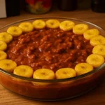 Delicious Mum's Steak Casserole served in a rustic dish