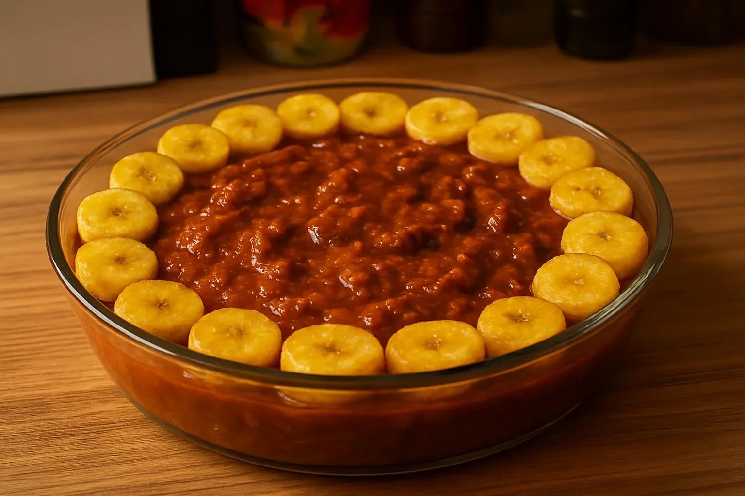Delicious Mum's Steak Casserole served in a rustic dish