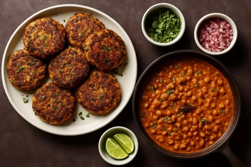 Crispy homemade potato quinoa fritters served on a plate