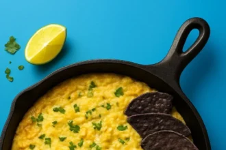 A colorful spread of fresh summer corn and cozy apple recipes showcasing summer fall recipes.