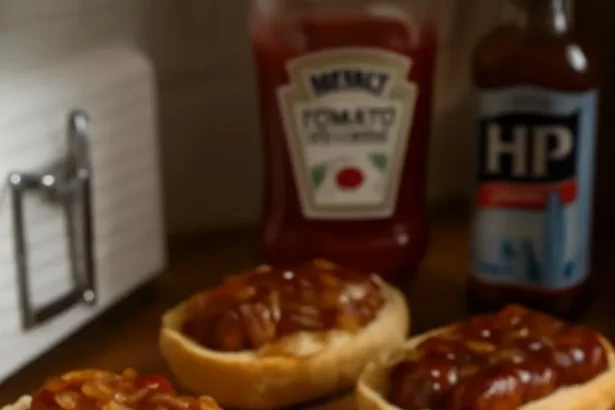 Delicious sausage and onion dish served on a rustic plate.