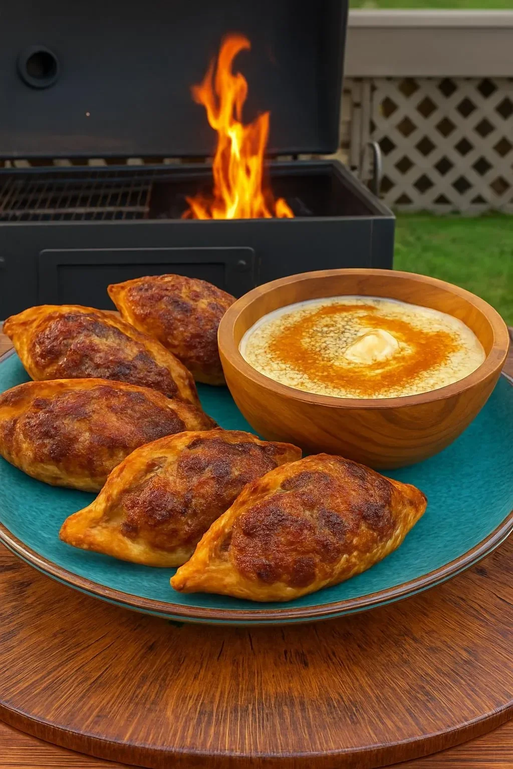 Homemade delicious Hot Pockets with various fillings and crispy crusts