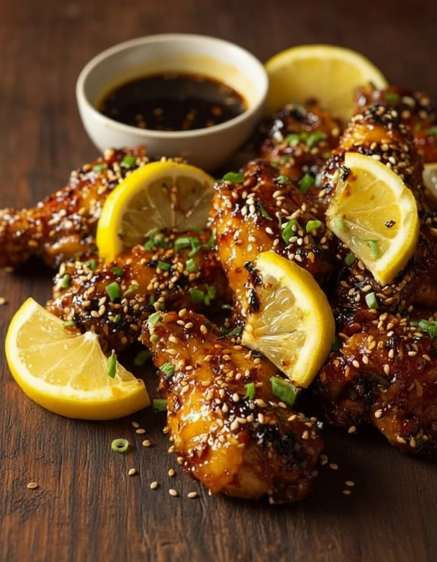 Delicious Buffalo Chicken Wings drizzled with spicy Peri Peri sauce