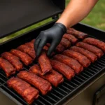 Delicious plate of incredible ribs ready to be served
