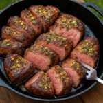 Delicious Picanha steak served at Picanha Steakhouse, showcasing exquisite flavors.