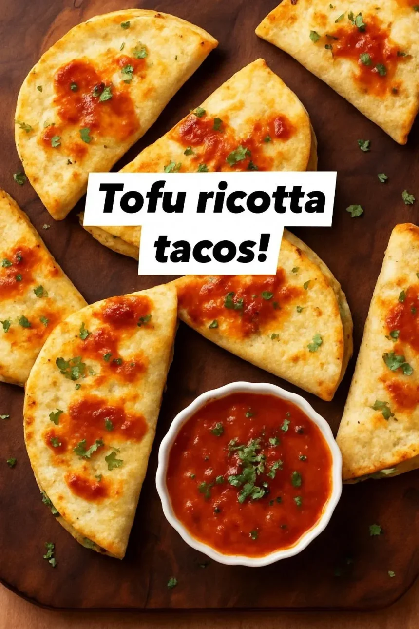 Delicious ricotta tacos filled with fresh ingredients and creamy cheese.