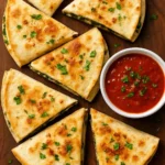 Delicious homemade ricotta tacos topped with fresh ingredients