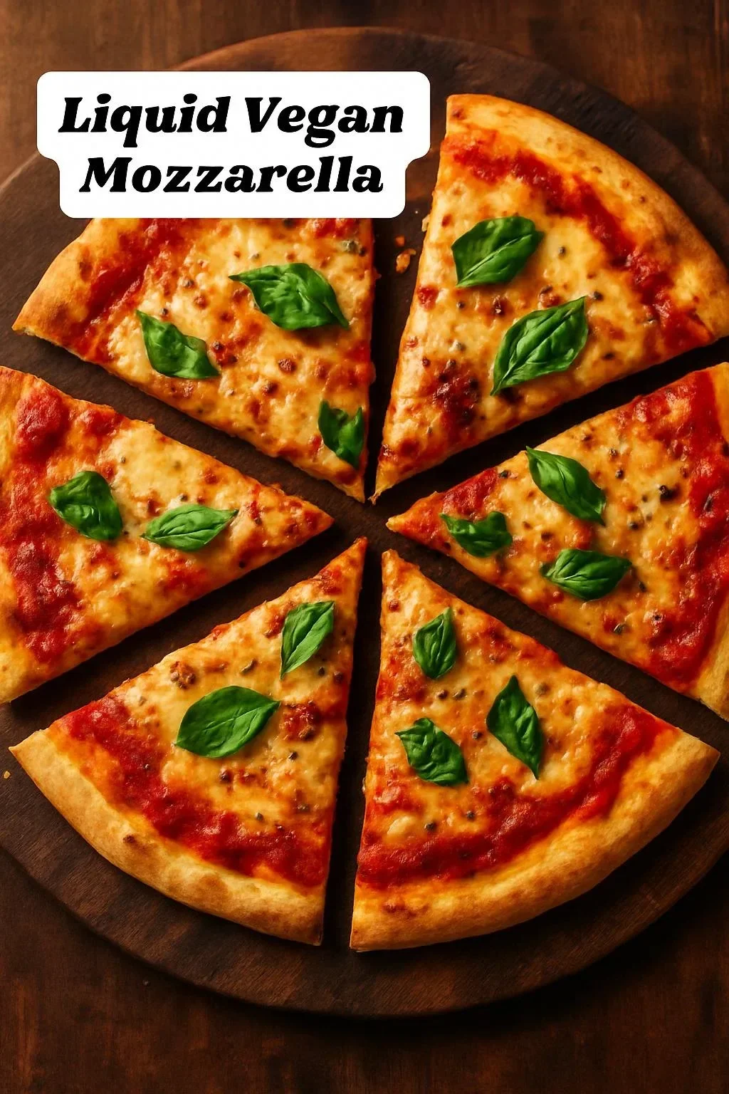 Vegan liquid mozzarella cheese for vegan cooking and dairy-free recipes