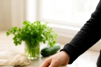 Zucchini Ricotta Rolls ready to serve on a plate