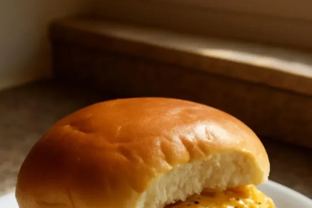 Cheesy dynamite chicken buns filled with spicy chicken and melted cheese