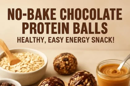 Delicious and nutritious Chocolate Protein Balls for a healthy snack option