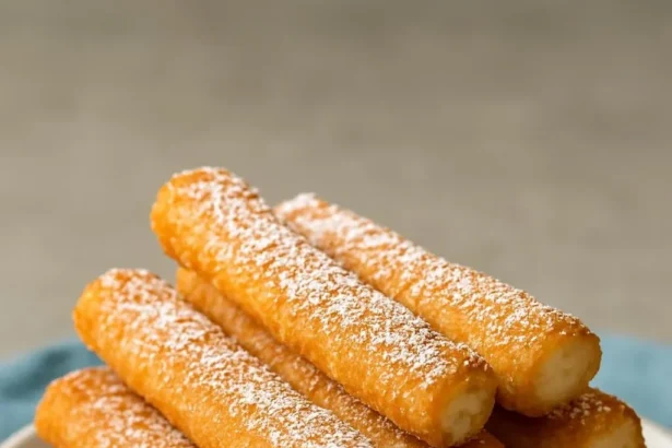 Close-up of crispy Crack Sticks served in a bowl as a tasty snack.