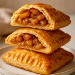 Dried-apple hand pies baked to golden perfection with flaky crust