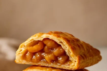 Dried-apple hand pies baked to golden perfection with flaky crust