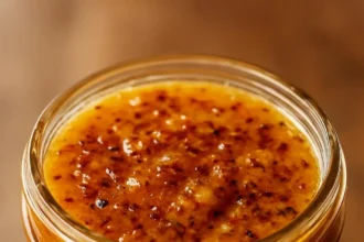 Delicious harissa lemon dressing drizzled over fresh salads and vegetables.