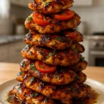 Herb-infused chicken gyros served with fresh vegetables and sauce