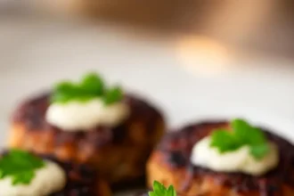 Juicy Lebanese lamb kofta served with tahini sauce