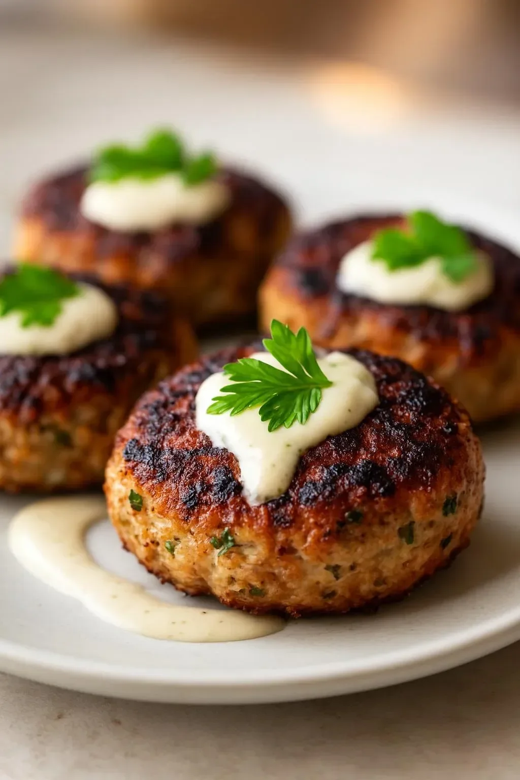 Juicy Lebanese lamb kofta served with tahini sauce