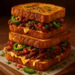 Korean Steak Sandwich with fresh ingredients and vibrant flavors