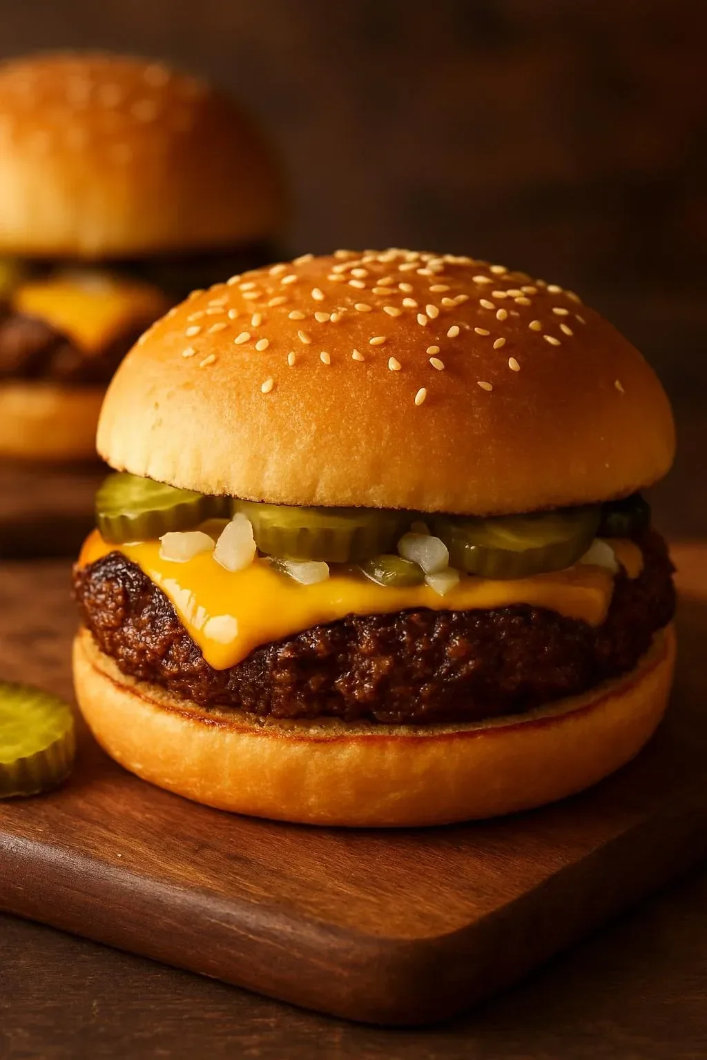 Succulent Mississippi beef burgers with fresh toppings on a grill