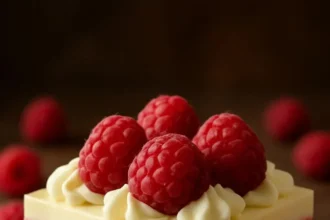 Pink Velvet Raspberry Cheesecake dessert with vibrant colors and rich flavors