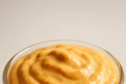 Delicious Big Mac sauce in a bowl, ready to add to a burger.
