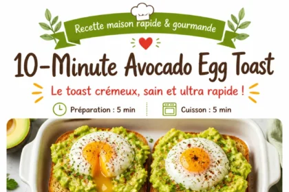 A delicious avocado egg toast topped with fresh ingredients on a plate.